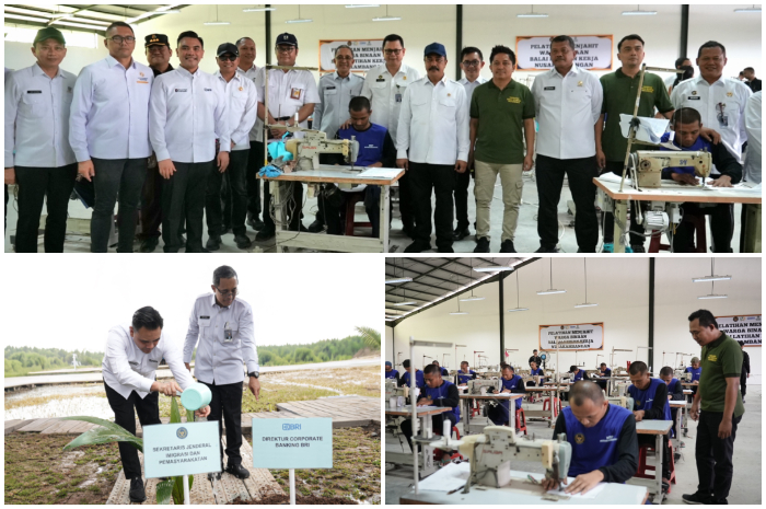 BRI memberikan dukungan pembangunan BLK di Nusakambangan dan penanaman pohon kelapa pada Selasa 9 September 2025