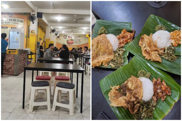 Menu Dadar Beredar by Babe Cabita di Kota Depok yang jadi destinasi kuliner favorit warga.