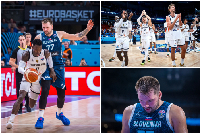 Pertandingan Slovenia menghadapi Jerman di Fiba EuroBasket 2025. Slovenia harus mengakui keunggulan Jerman.