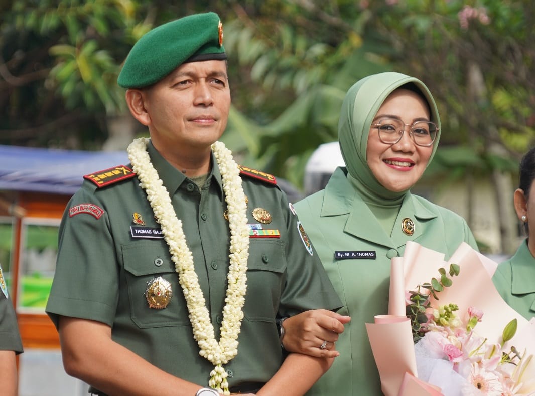 Kolonel Thomas Rajunio menjabat sebagai Danrem 061 Suryakancana, menggantikan Brigjen Faisol Izuddin.