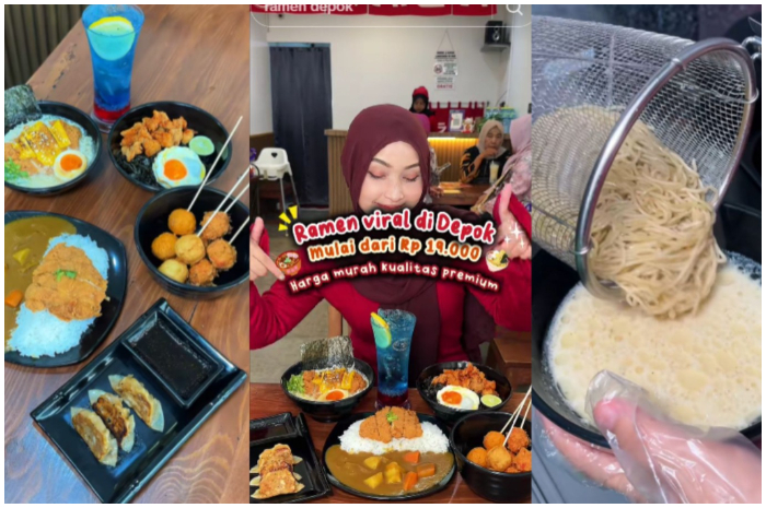 Beragam menu di Koko Ramen di Kota Depok.