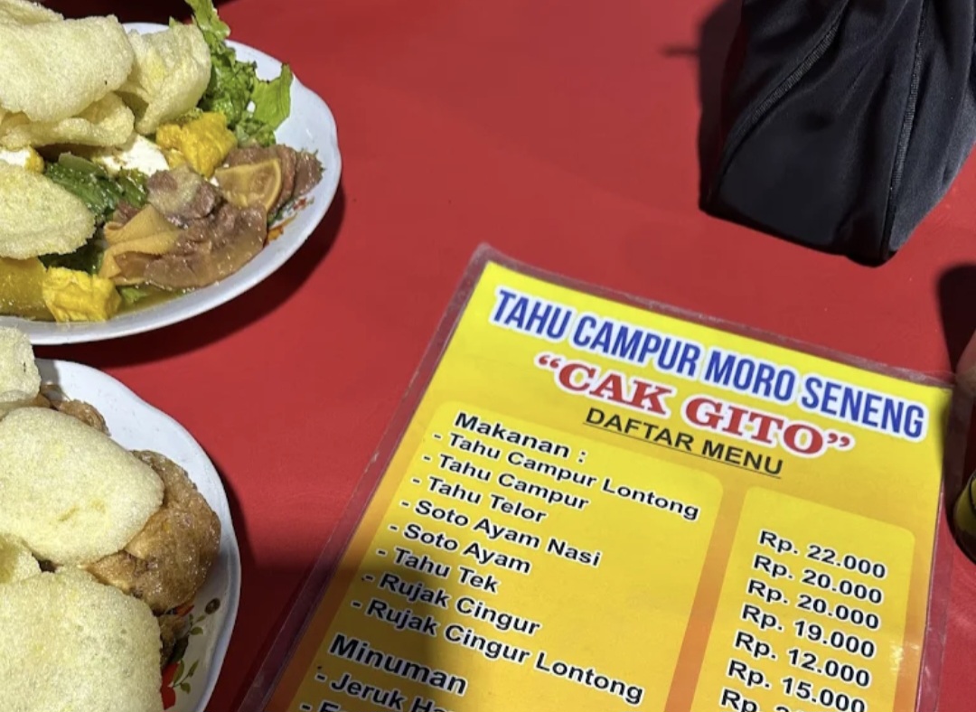 Tahu Campur Cak Gitu Kota Bogor.