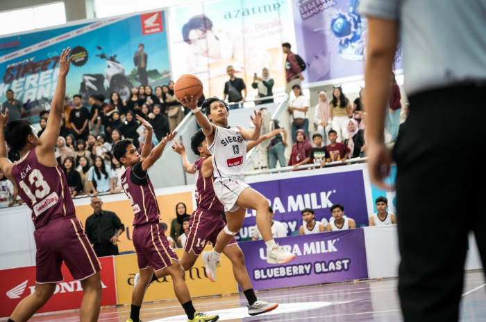 Aksi Rasya Naziel Marfan di Honda DBL with Kopi Good Day 2025 West Java-West.
