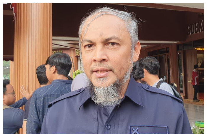 Kepala Dinas Ketahanan Pangan (DKP) Kabupaten Bogor, Teuku Mulya saat dimintai keterangan.