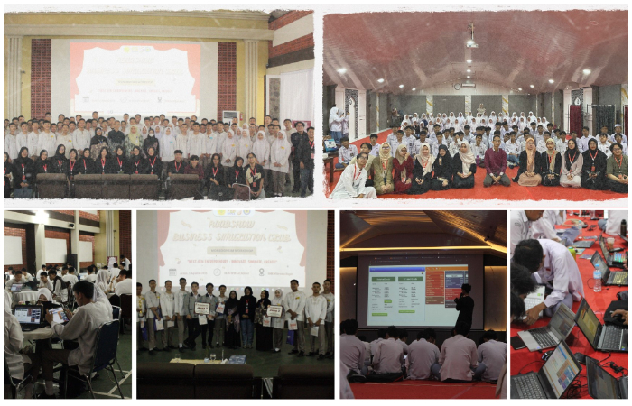 Potret kegiatan Roadshow BSC FEB Unpak di SMK Wikrama dan SMAS Insan Kamil Bogor.