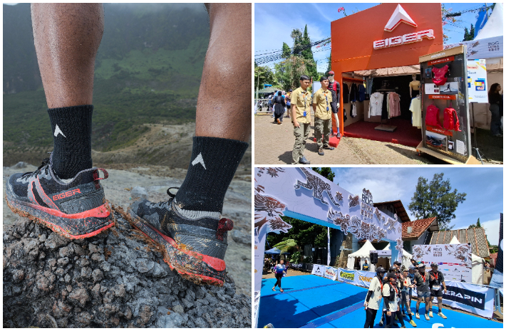 Produk terbaru EIGER yang diuji cobakan pada&nbsp;event&nbsp;BDG100 Ultra
