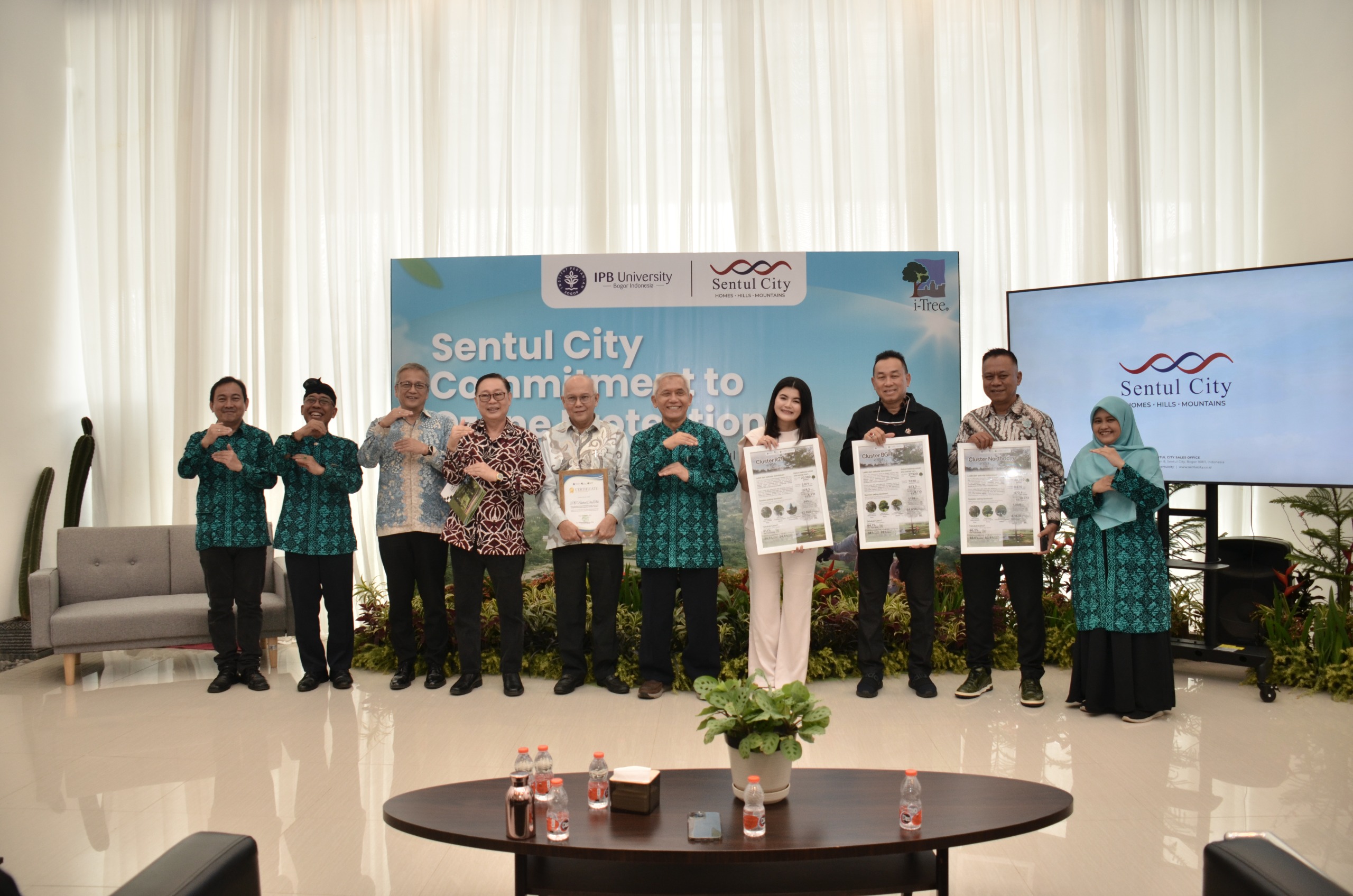 Pemaparan hasil penelitian kualitas udara di kawasan Sentul City yang bekerjasama dengan IPB University dan SUA LAAB.
