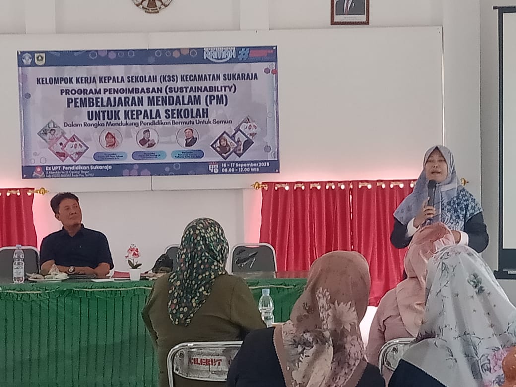 K3S Kecamatan Sukaraja Adakan Program Pengimbasan PM untuk Kepala Sekolah.