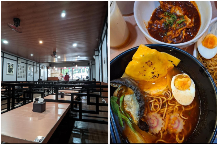 Suasana dan menu di Ramen Bajuri Kawasan Air Mancur Bogor