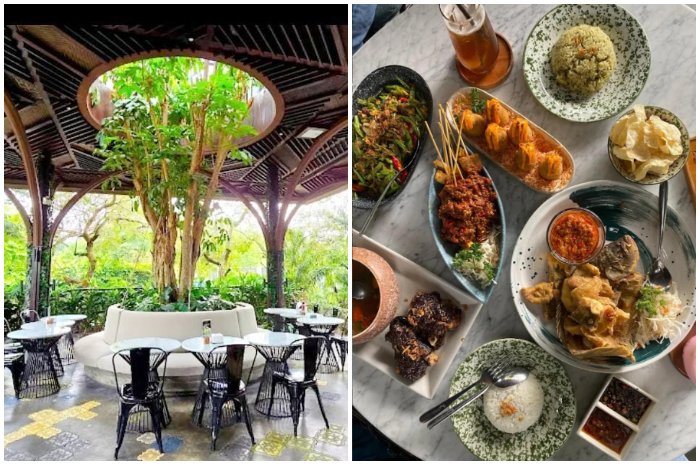 Suasana resto populer di Bogor Medja Restaurant.