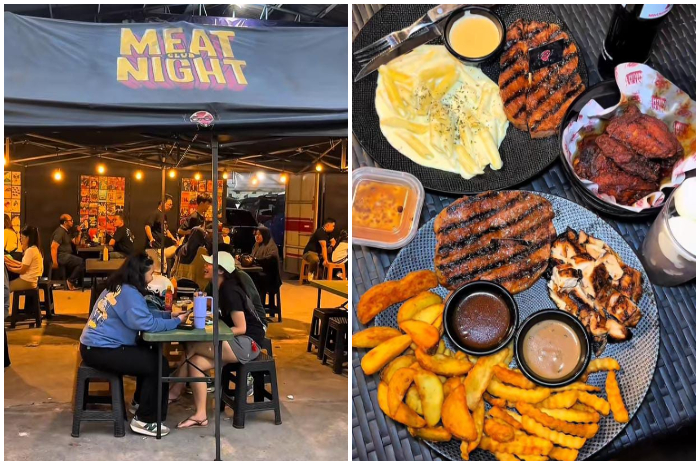 Suasana dan menu di Meat Night Club Jl. Bangbarung Raya No.8, Bantarjati, Kota Bogor.