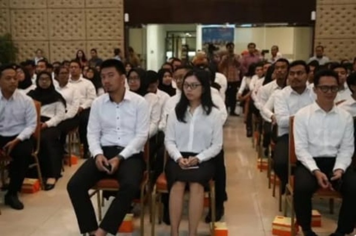 Calon PPPK Paruh waktu saat mengikuti ujian