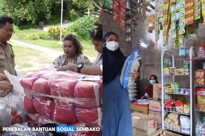 Ilustrasi bansos beras 10 kilogram dari pemerintah