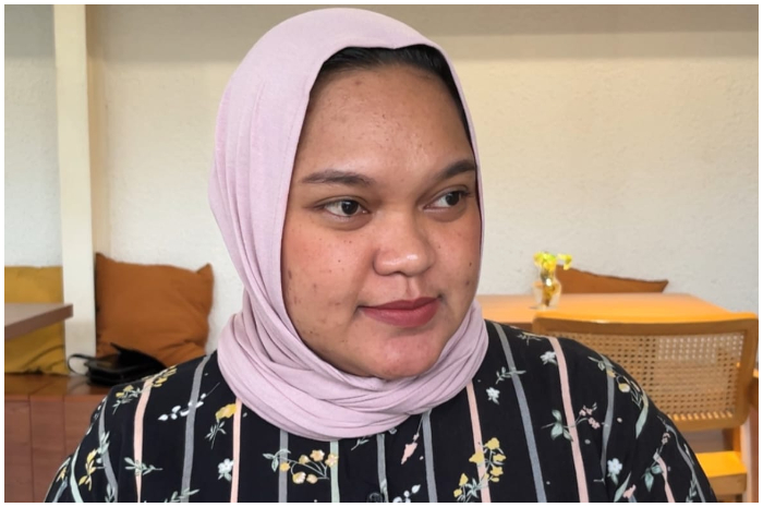 Ineu Rahmawati, Sineas muda asal Citeureup, saat dimintai keterangan oleh Radar Bogor di Citeureup Bogor, Kamis 18 September 2025.