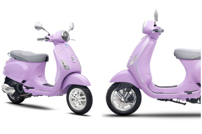 Vespa LX 150 terbaru varian Lilac Euforico