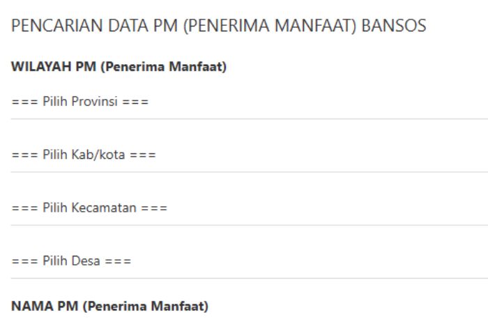 Cara periksa status penerima bansos lewat HP