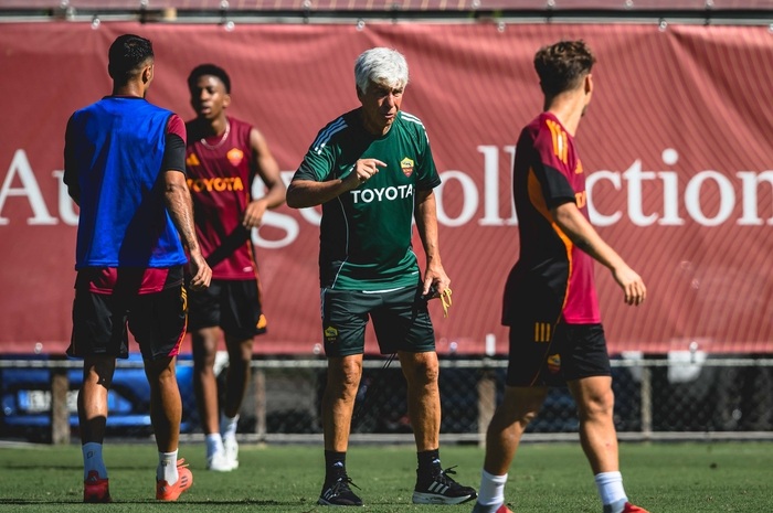 Gian Piero Gasperini jelang laga melawan Lazio.