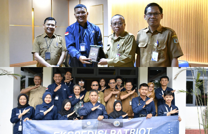 Tim Ekspedisi Patriot IPB University, yang juga melibatkan Universitas Indonesia dan ITS.