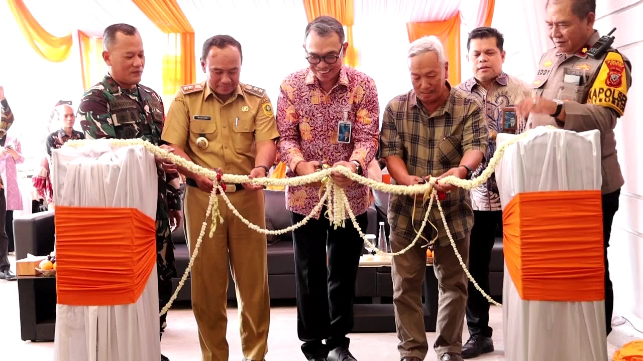 Peresmian kantor baru BNI Cabang Citeureup, Kabupaten Bogor, Senin 22 September 2025.