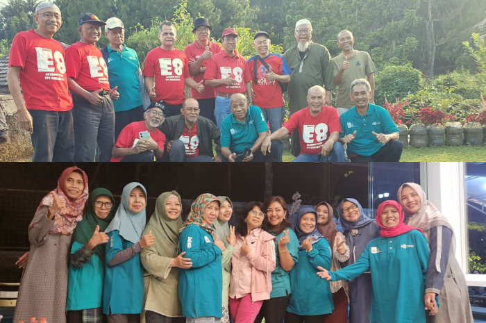 Para alumni jurusan Teknik Elektro FNGT ITS reuni di&nbsp;Villa Pemancingan Megamendung, Puncak, Kabupaten Bogor, pada 20-21 September 2025.