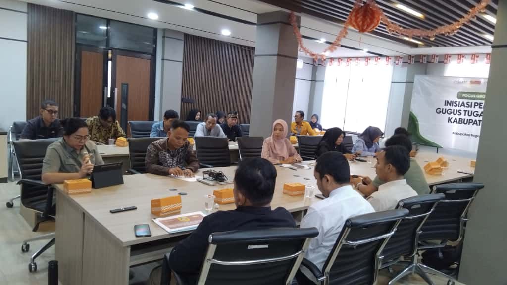 Rangkaian kegiatan FGD di Kantor DPMD, Cibinong, Kabupaten Bogor, Selasa 23 September 2025.