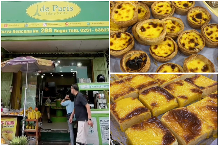 Toko Kue&nbsp;De Paris Bakery di Kawasan Suryakencana Kota Bogor.