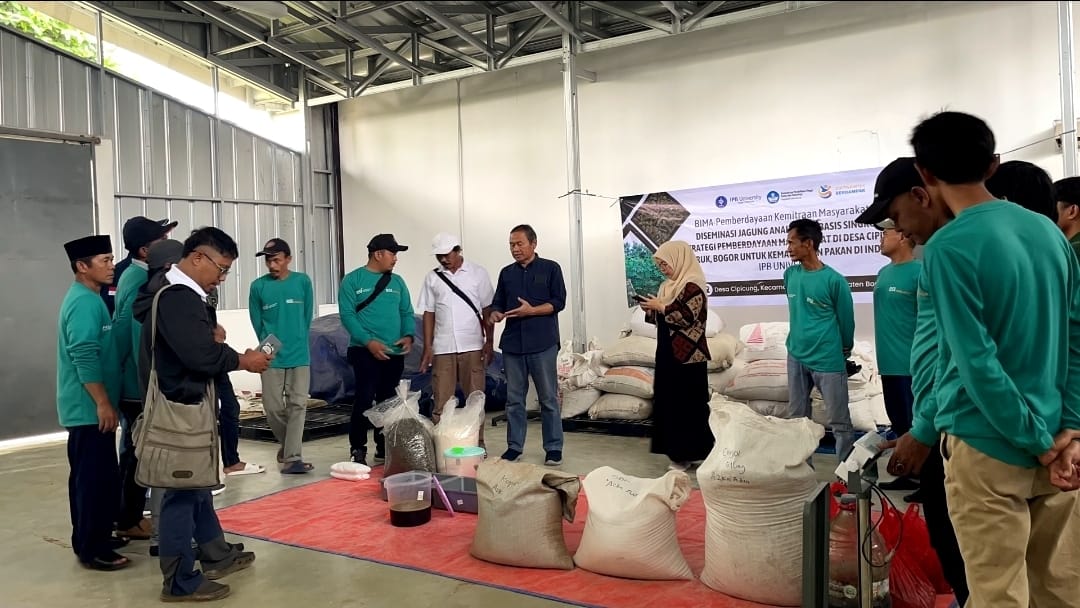 Pemberdayaan masyarakat untuk membuat pakan dari singkong di Bogor