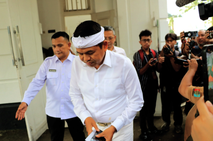 Gubernur Jawa Barat Dedi Mulyadi di Gedung Pakuan Padjajaran, Kota Bogor, Rabu 24 September 2025.