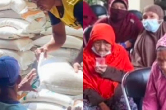 Ilustrasi penyaluran beras ke KPM