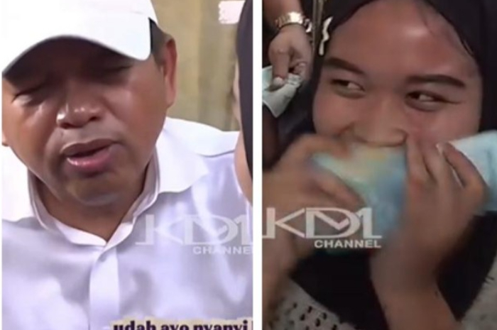 Momen akrab sawer Gubernur Jawa Barat Dedi Mulyadi kepada seorang warga Jabar.