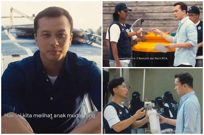 Potret ketika Nicholas Saputra turun langsung memantau mahasiswa KKN