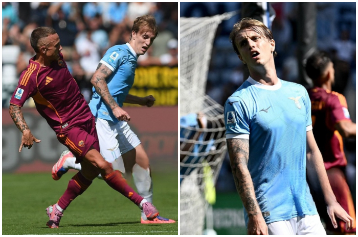 Nicolo Rovella saat bermain di laga melawan AS Roma.