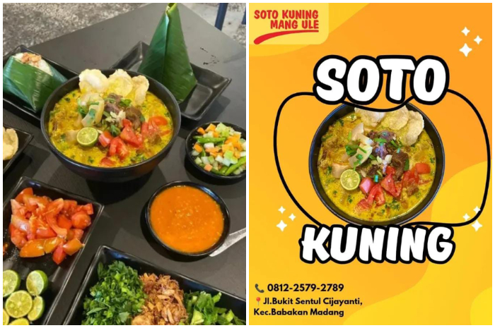 Menu yang wajib kamu coba di Soto Mang Ule Sentul Bogor.