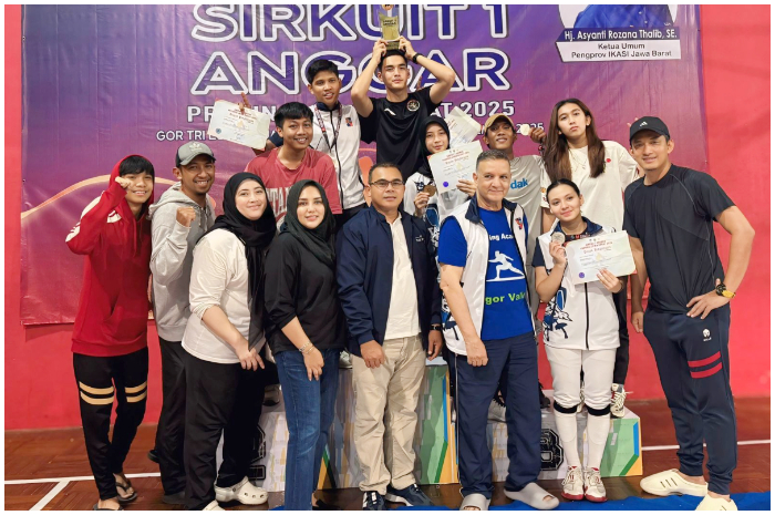 Tim Anggar Kota Bogor Raih Gelar Juara Umum Sirkuit 1 Jawa Barat.