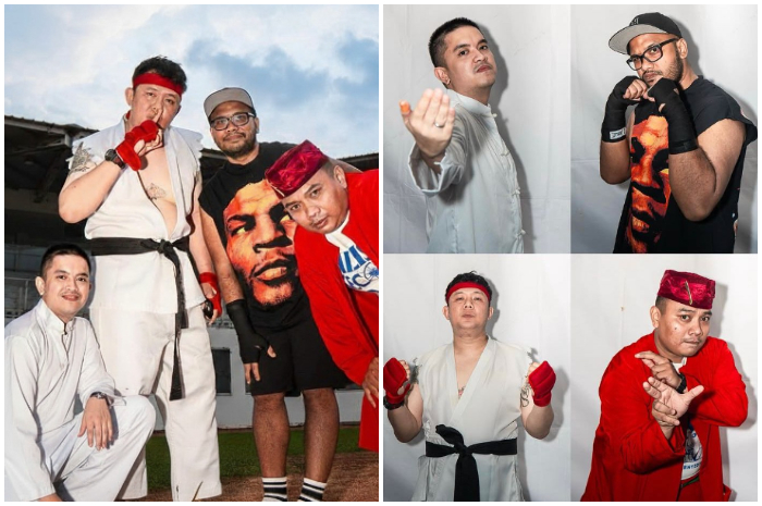 Foto para personil band Gledeg sebelum tampil di Localfest 2025