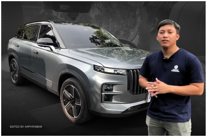 Tampilan Jaecoo J7 dengan desain mewah.