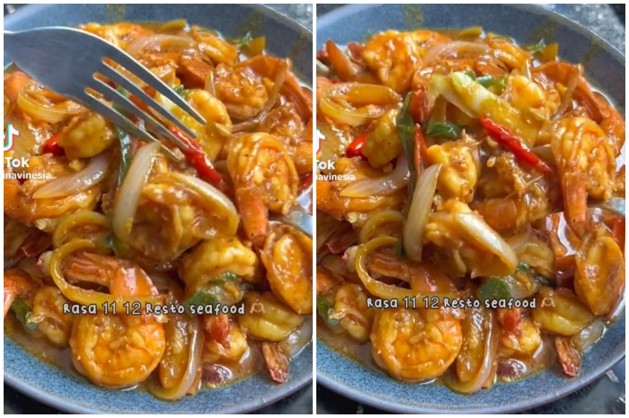 Menu favorit keluarga Udang Goreng Mentega.