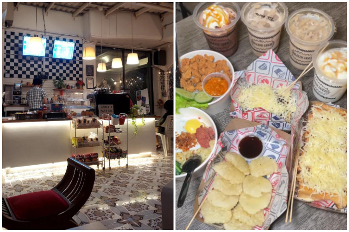 Suasana dan menu di Warkop Hilang Arah Kota Bogor.&nbsp;