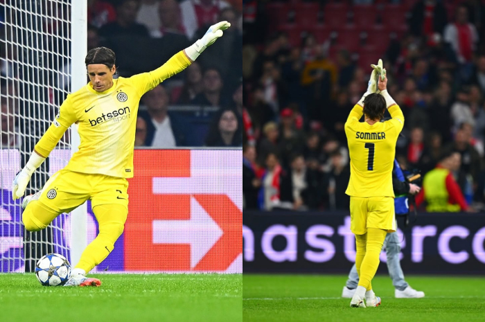 Yann Sommer yang&nbsp;merupakan kiper Inter Milan&nbsp;plus pemain timnas Swiss.