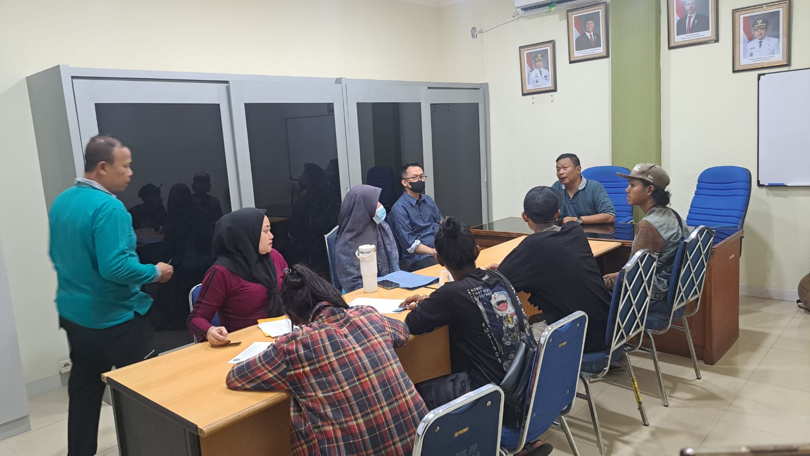 Anak jalanan yang dicokok Satpol PP Kota Depok.