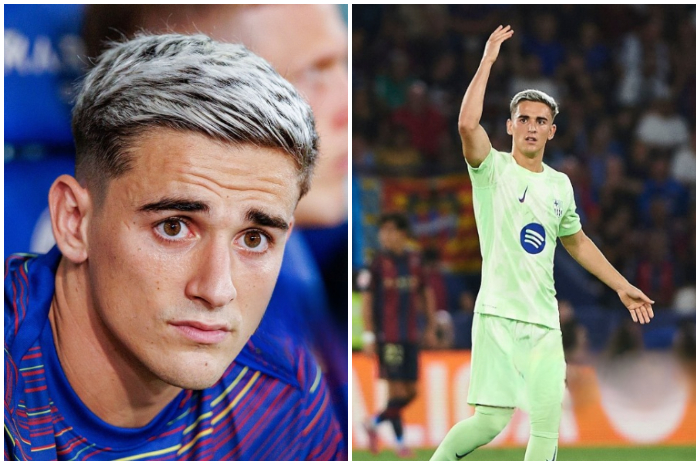 Gavi,  gelandang muda Barcelona yang bakal absen karena cedera.