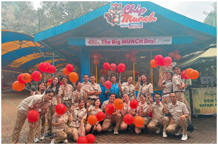 Chipmunch Minimarket di dalam kawasan Taman Safari Bogor yang sudah resmi dibuka.