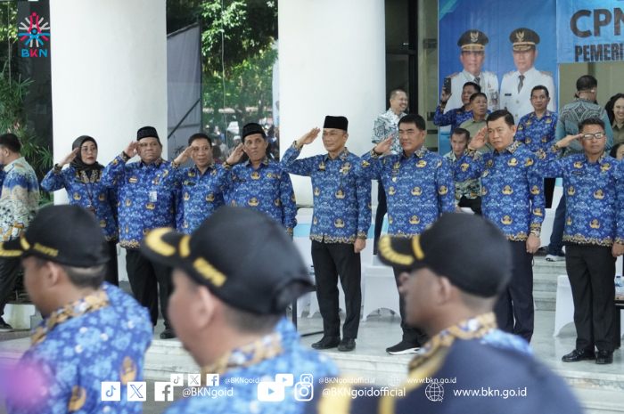 Kepala BKN, Prof. Zudan Arif Fakrulloh menghadiri pelantikan 3.420 PPPK di Pemprov Sulut