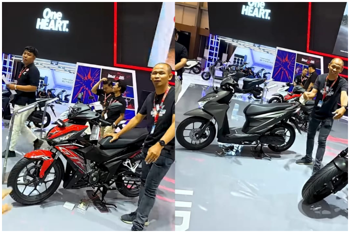 Booth Honda pada pameran IMOS 2025.