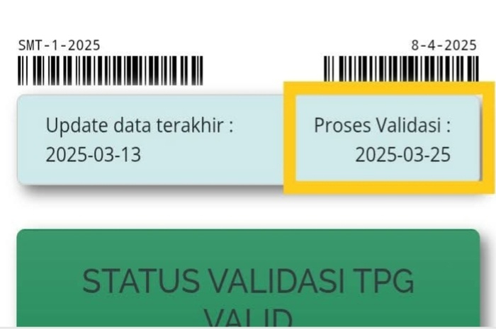 Ilustrasi validasi GTK