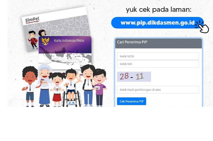 BANSOS : PIP mengurangi angka siswa putus sekolah.