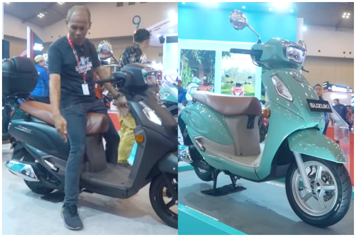 Access 125 dari Suzuki yang diperkenalkan di IMOS 2025.