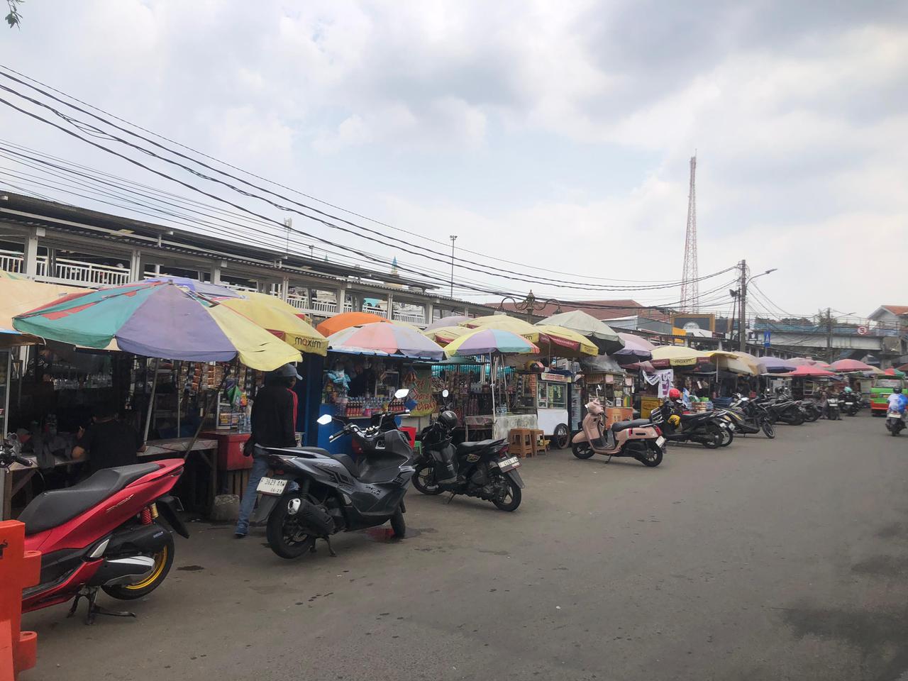 Kondisi terkini Jalan Mayor Oking, Kota Bogor, yang jadi sarang PKL.