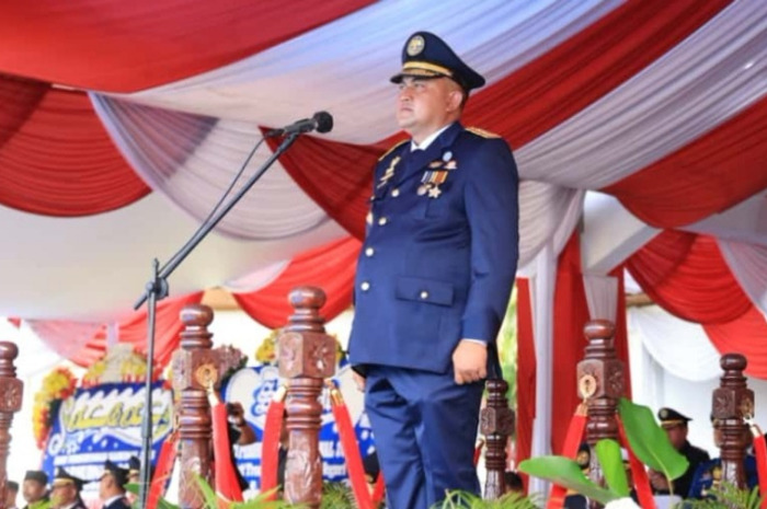 Bupati Bogor Rudy Susmanto saat menghadiri peringatan Hari Perhubungan Nasional (Harhubnas) ke-55.