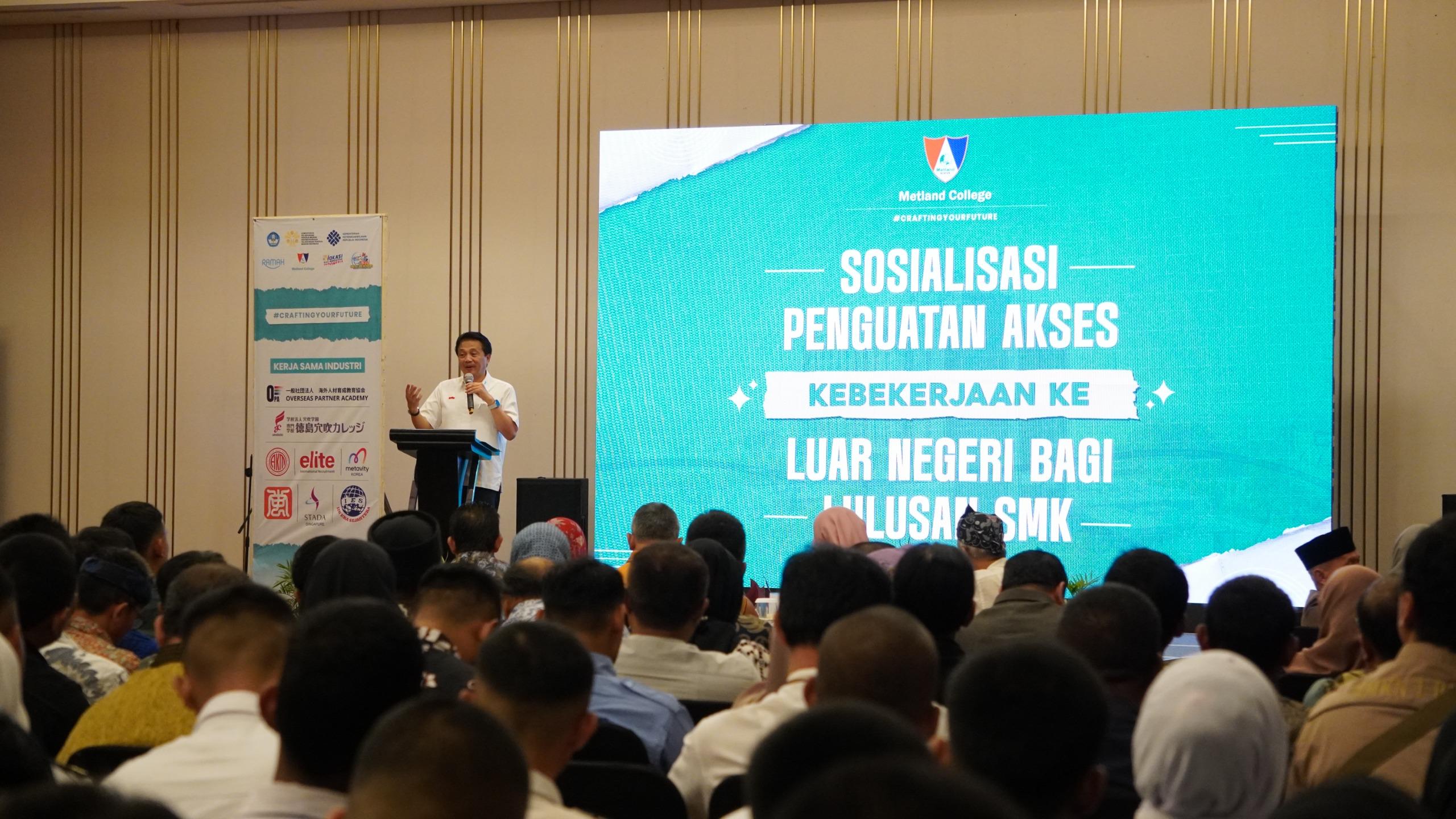 Wakil Direktur Divisi Hotel PT. Metland, Purwantono.